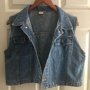 Vintage denim vest jacket